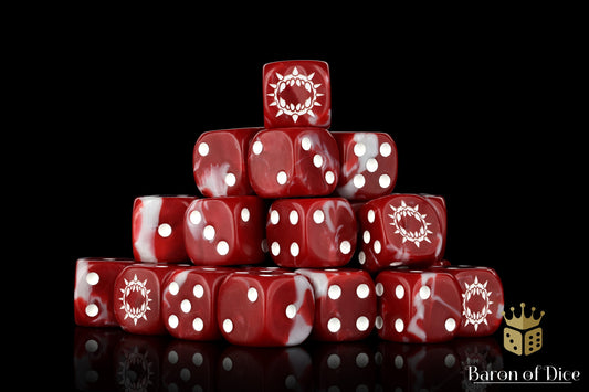 Carnage Dice - Red - Out of Play