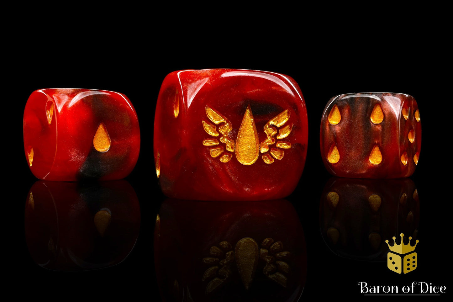 Blood Drop Dice - Out of Play