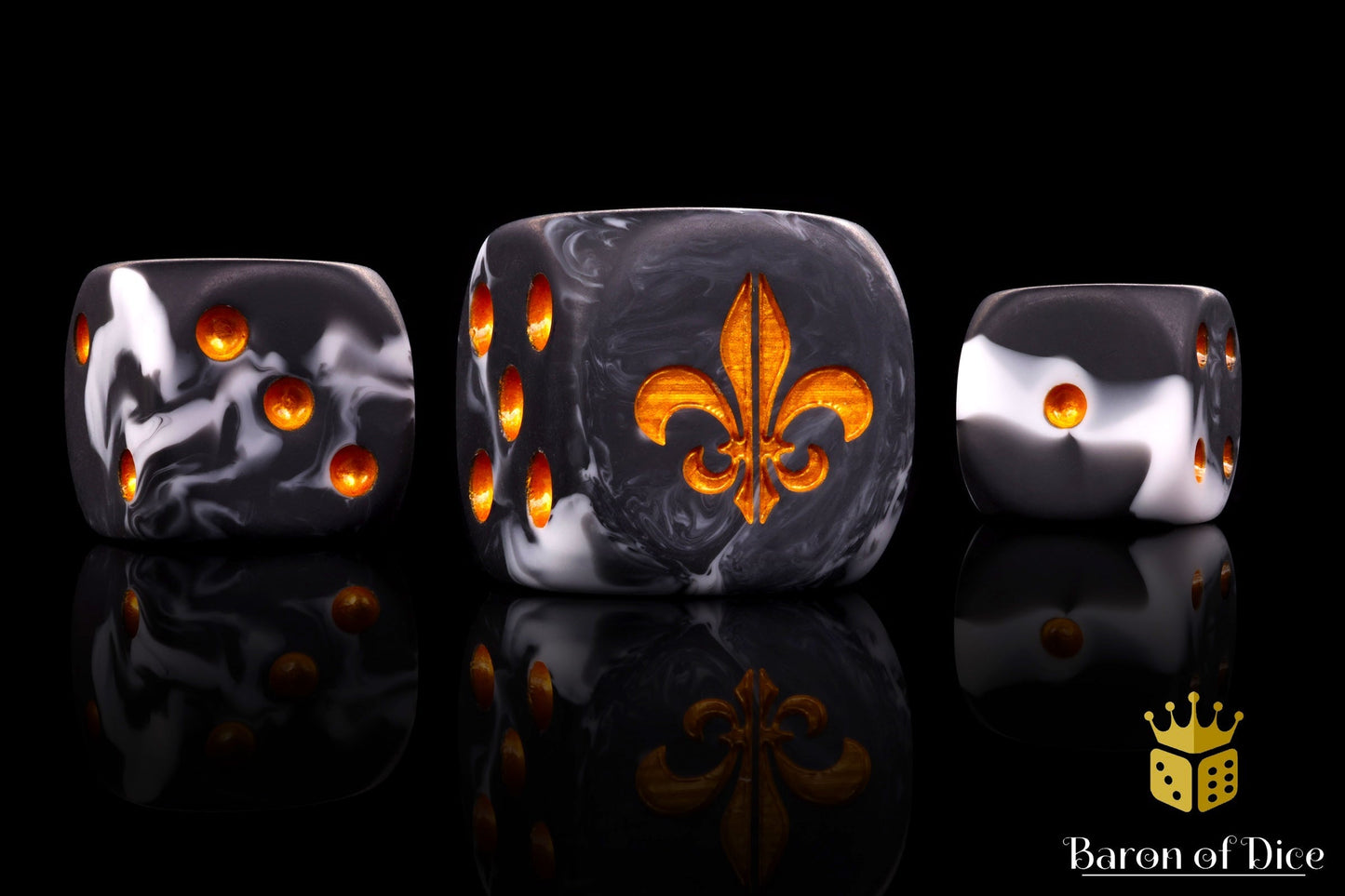 Fleur De Lis Dice - Heritage - Out of Play