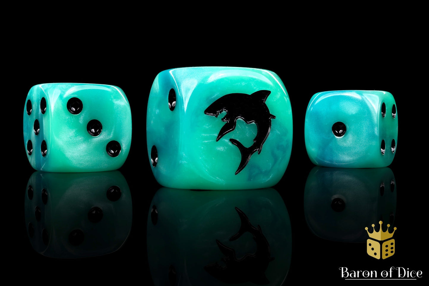 Carcharodon "Great White Shark" Dice - Out of Play