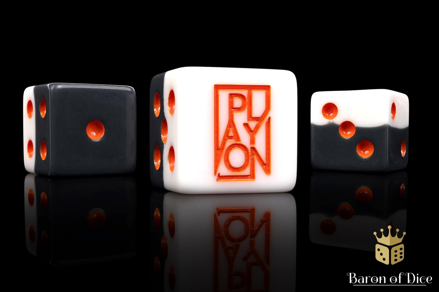 Play on Tabletop Official Dice - Grey Layered - Out of Play
