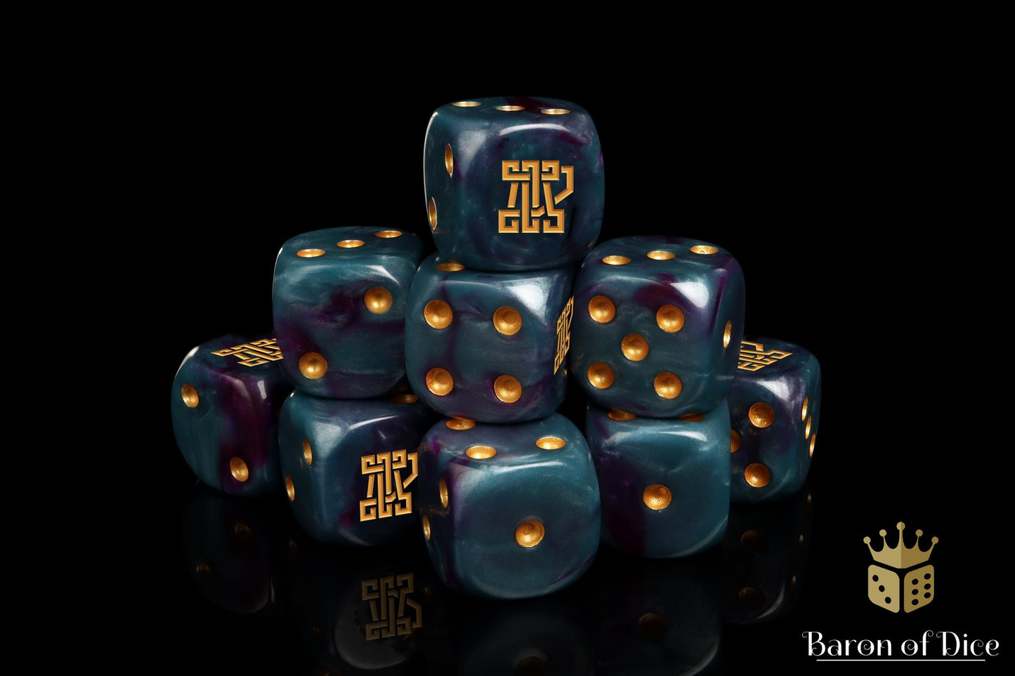 Clan McFlaggon Dice - Infinity - Out of Play