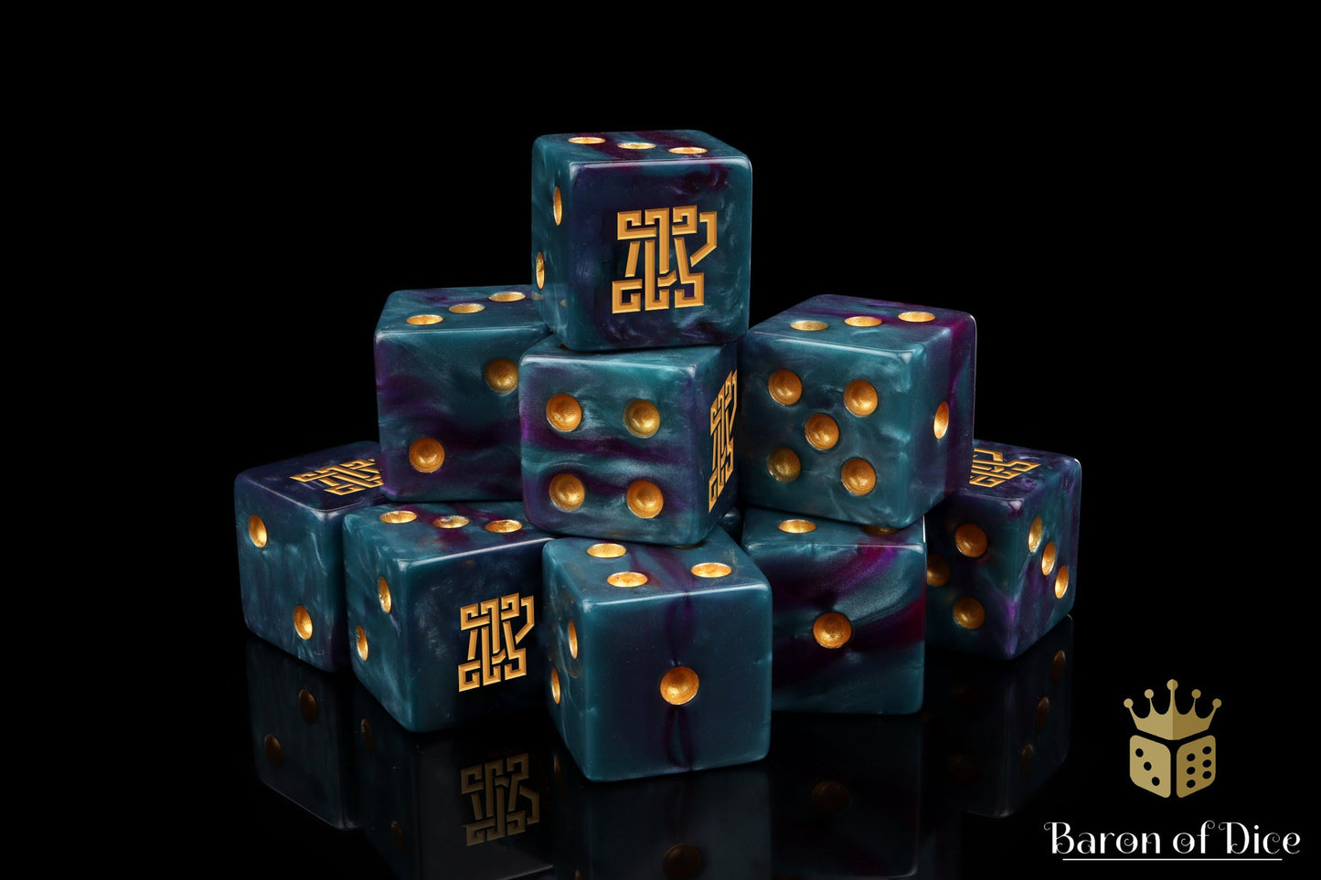Clan McFlaggon Dice - Infinity - Out of Play