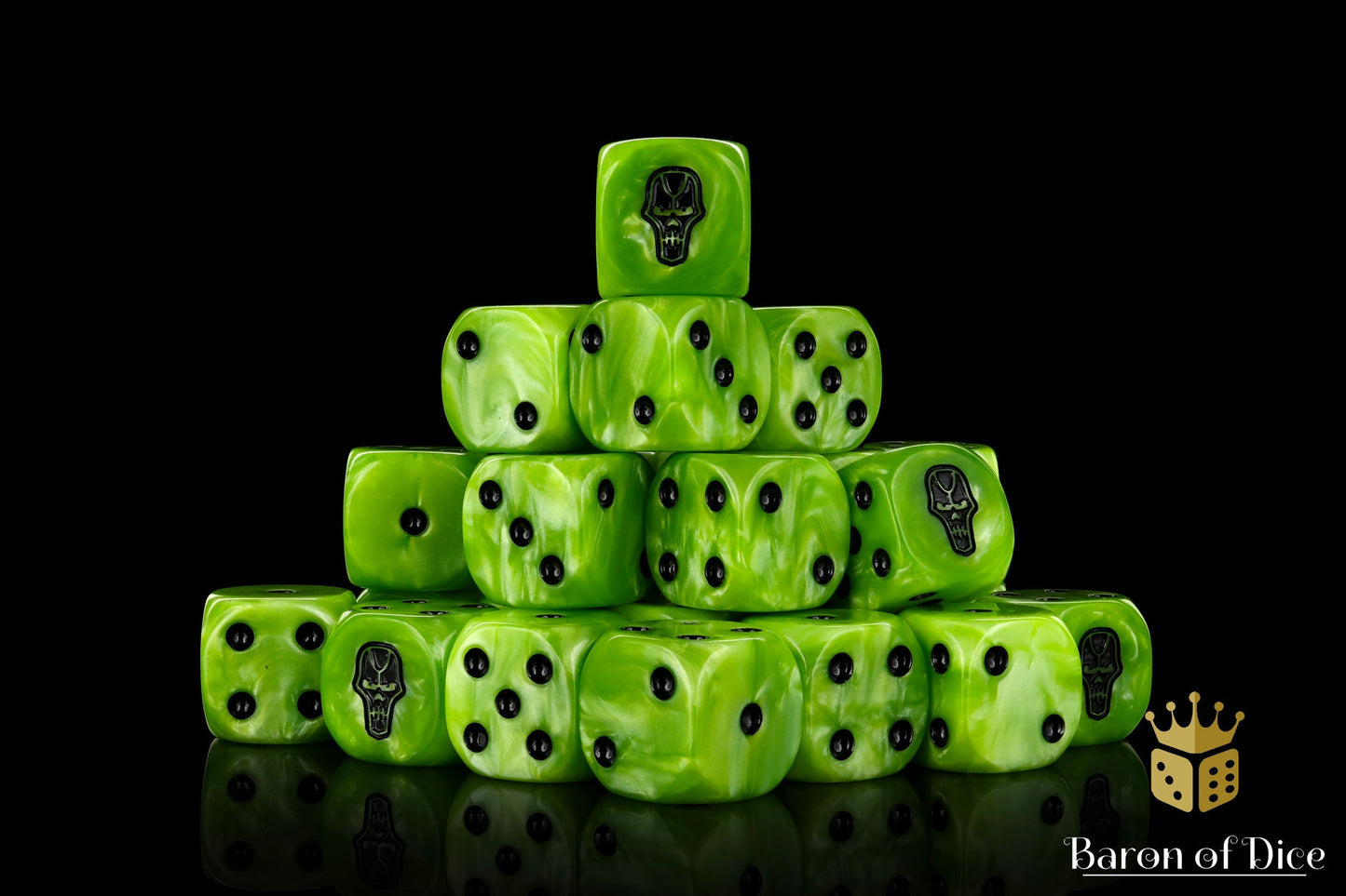 Day of the Dead Dice - Skull - Out of Play