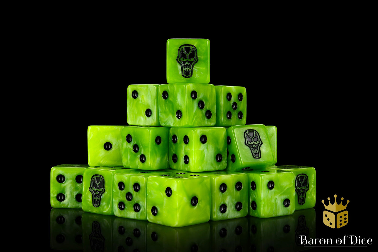 Day of the Dead Dice - Skull - Out of Play
