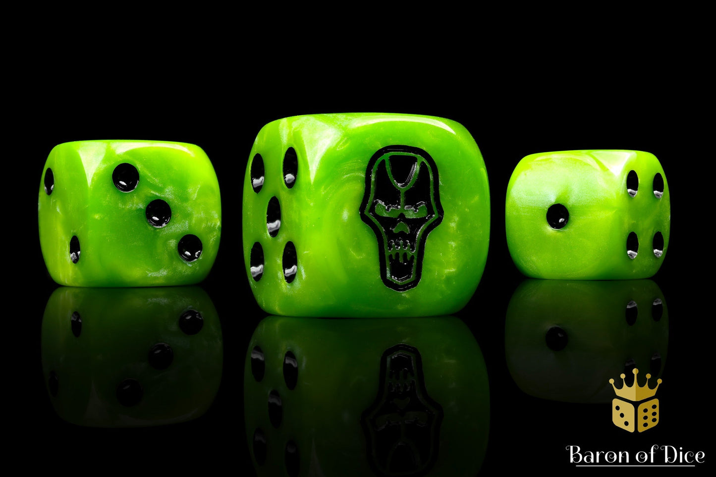 Day of the Dead Dice - Skull - Out of Play