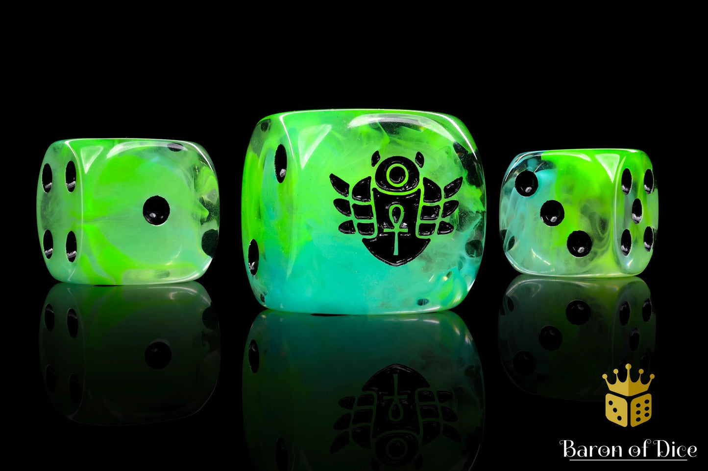 Day of the Dead Dice - Scarab - Out of Play