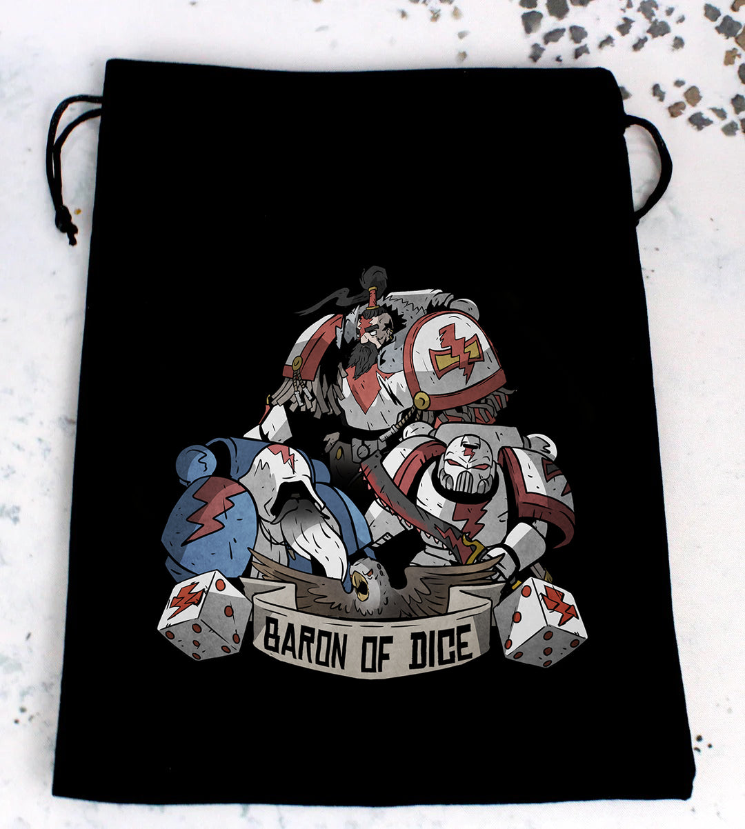 Premium Black Dice Bags - Out of Play