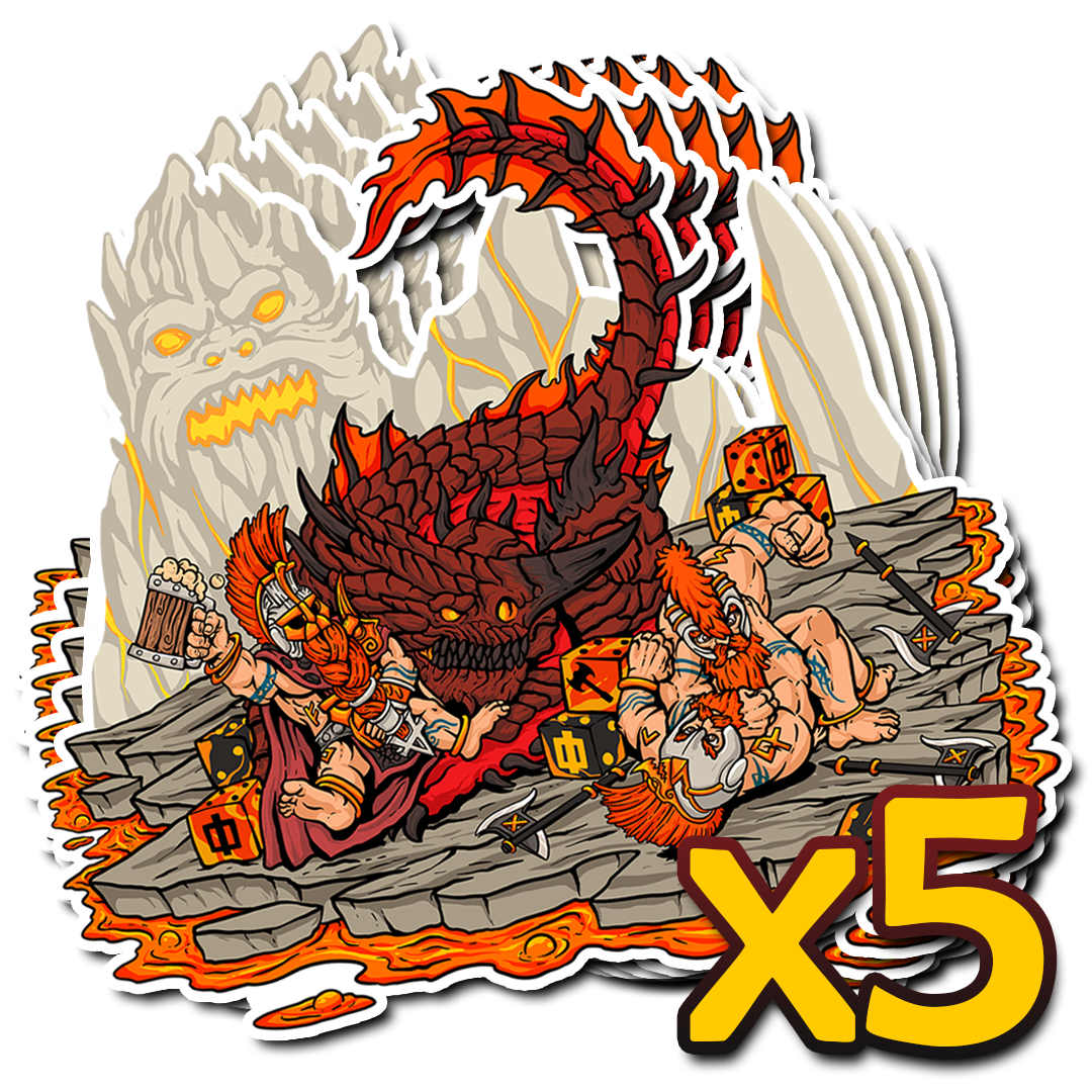 Premium Vinyl Stickers - Out of Play