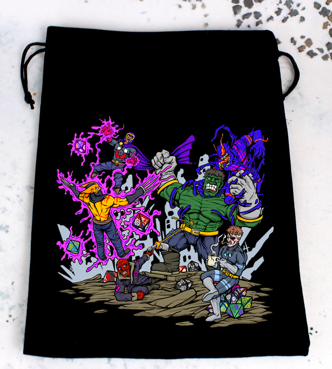 Premium Black Dice Bags - Out of Play
