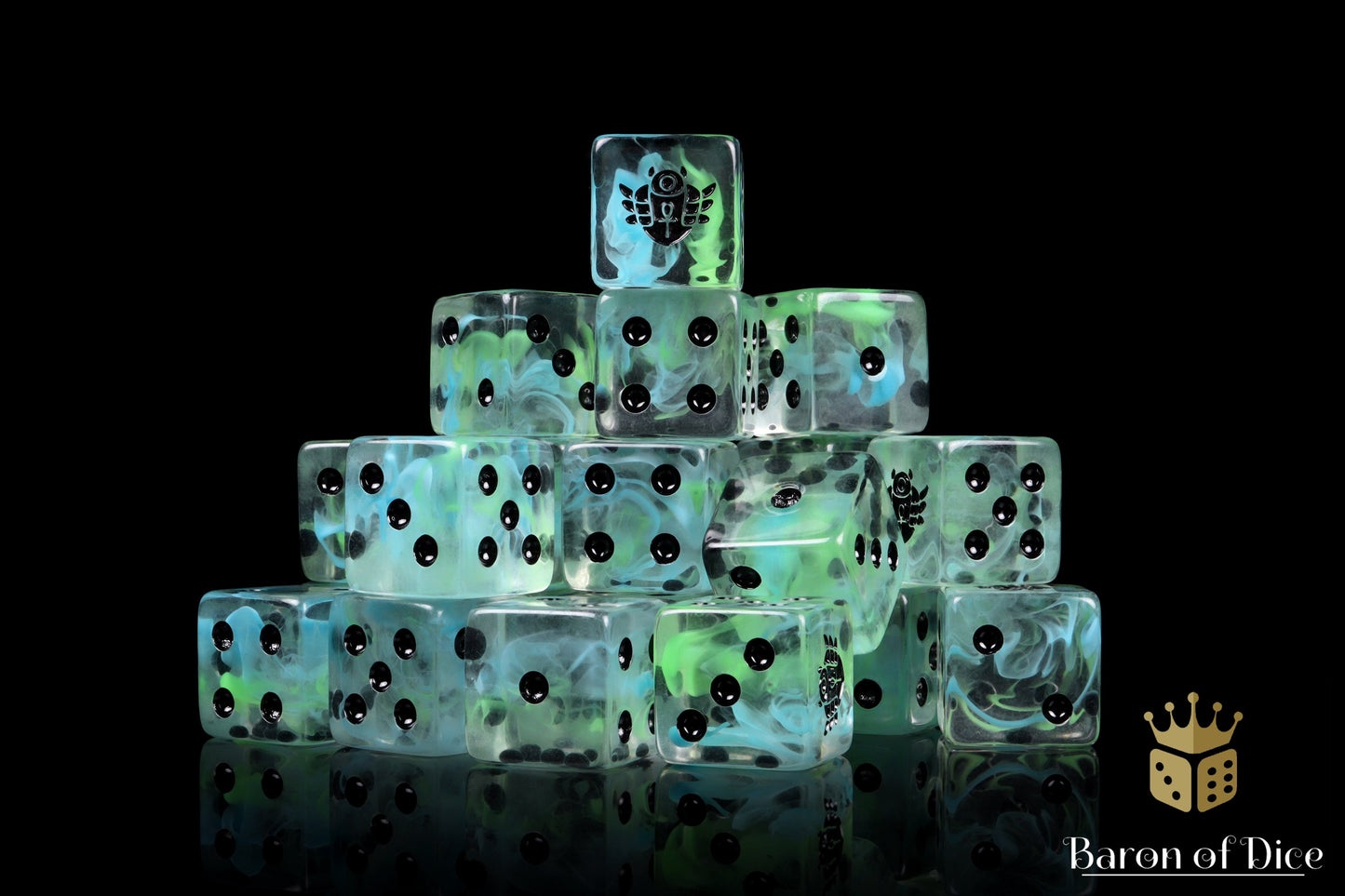 Day of the Dead Dice - Scarab - Out of Play