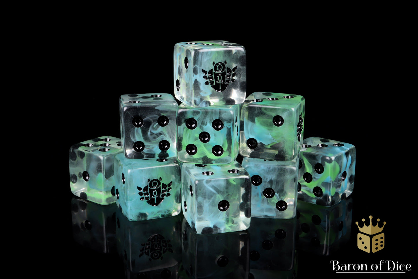 Day of the Dead Dice - Scarab - Out of Play