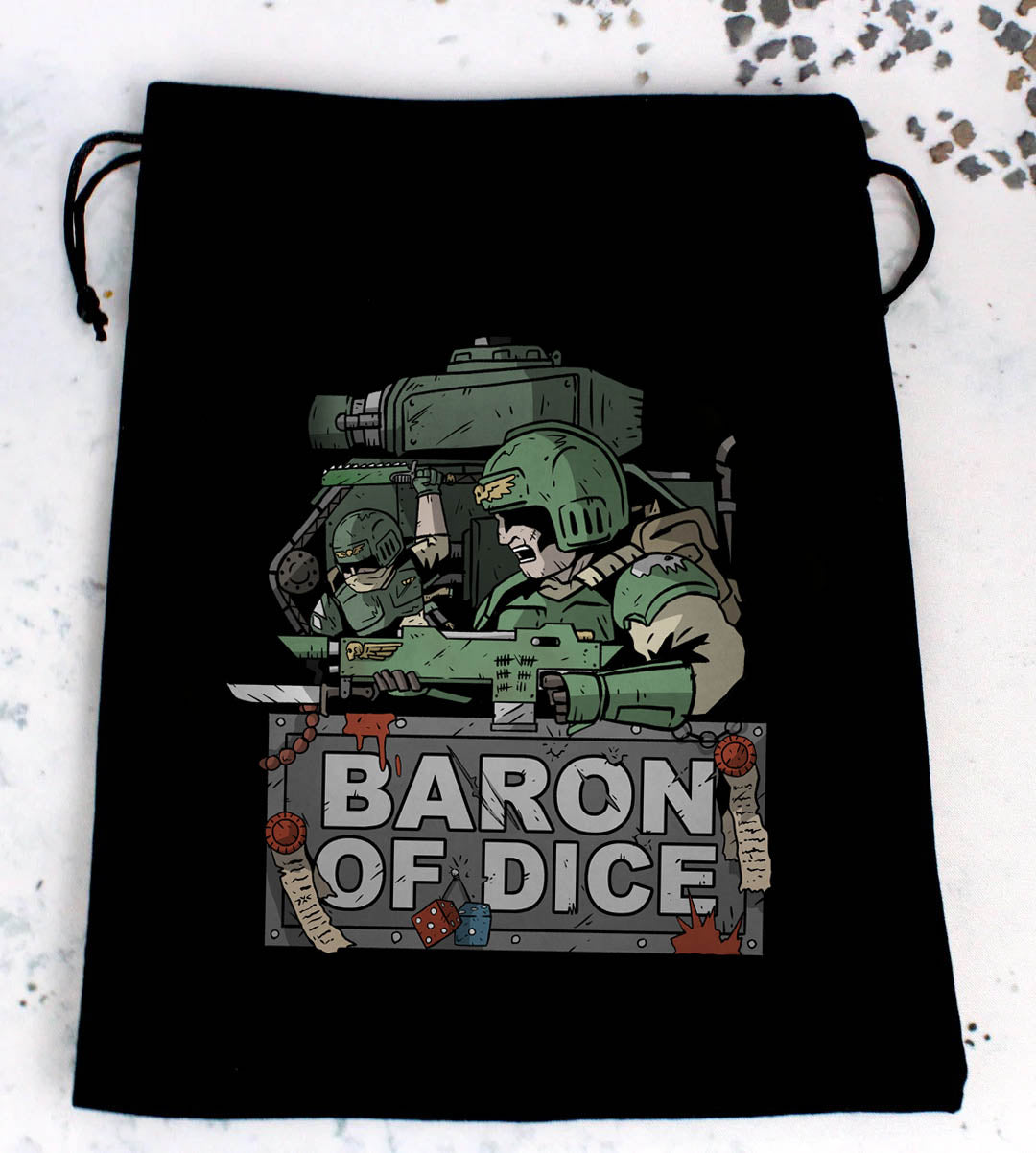 Premium Black Dice Bags - Out of Play