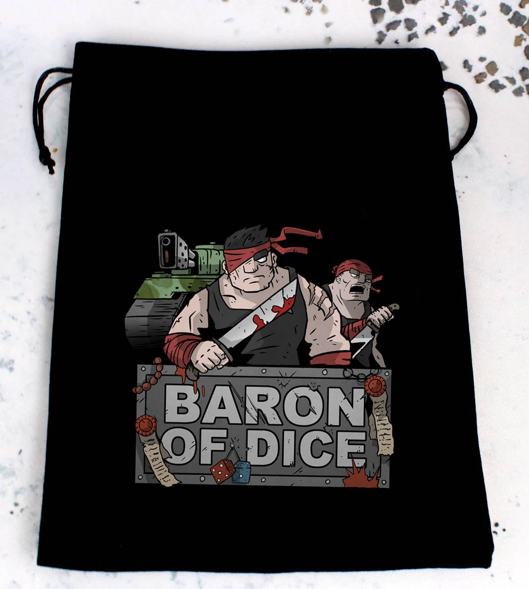 Premium Black Dice Bags - Out of Play