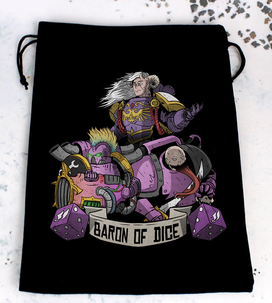 Premium Black Dice Bags - Out of Play