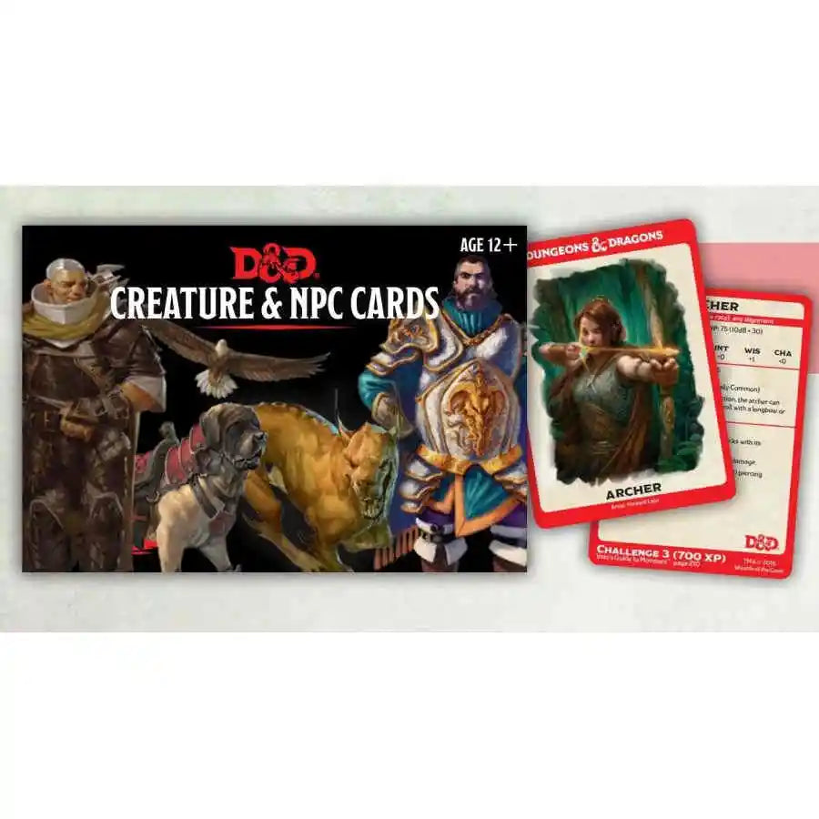 Dungeons & Dragons Spellbook Cards - Creatures & NPCs - Out of Play