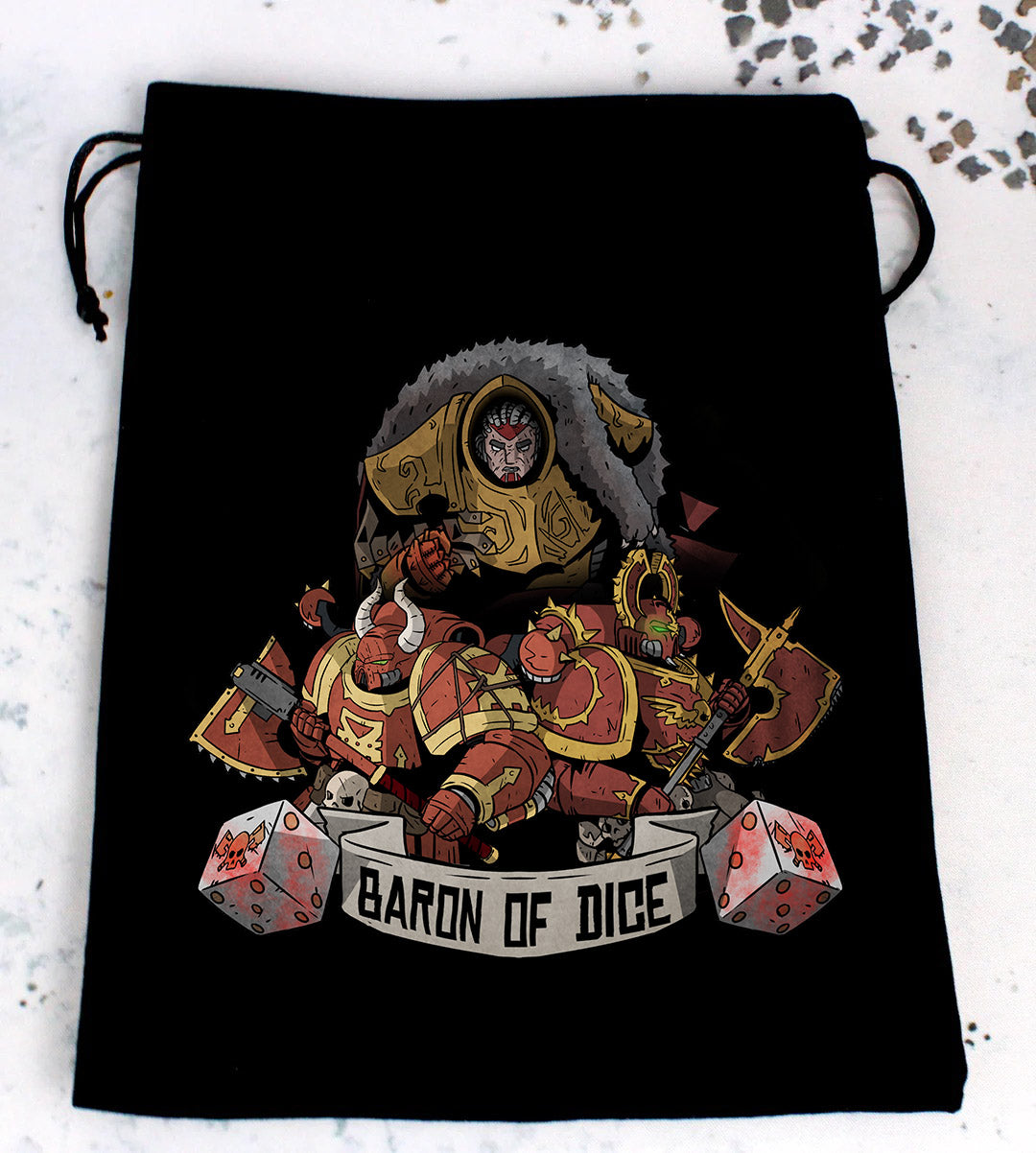 Premium Black Dice Bags - Out of Play