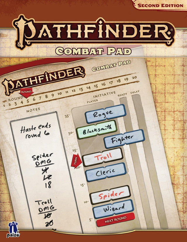 Pathfinder - Combat Pad 2nd Edition - Out of Play