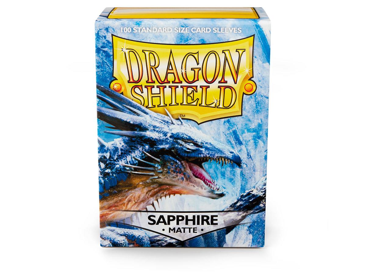 Dragon Shield Matte Sleeve - Sapphire ‘Roiin & Royenna’ 100ct PunkOuter Games