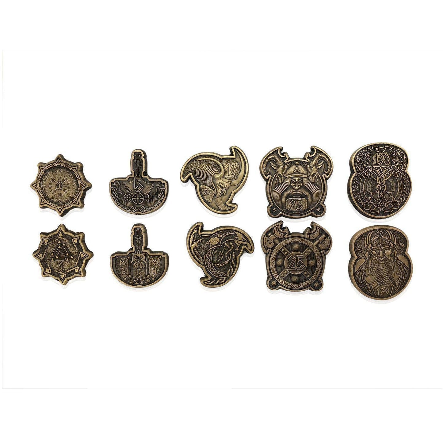 Adventure Coins - Norse Metal Coins Set of 10 - Out of Play