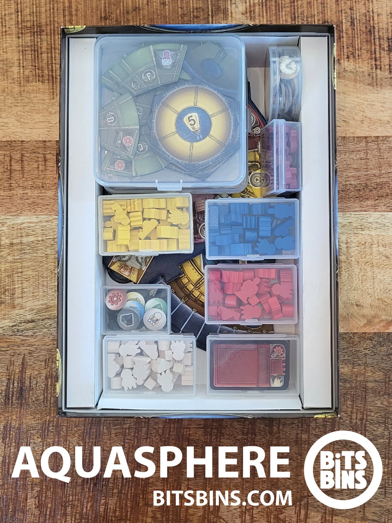 AQUASPHERE BitsBins - 1 Pod, 2 Minis, 5 Originals, 2 Flats