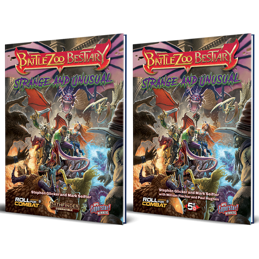 Battlezoo Bestiary: Strange & Unusual Hardcover & PDF Roll For Combat