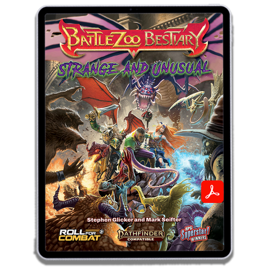 Battlezoo Bestiary: Strange & Unusual Hardcover & PDF - Out of Play
