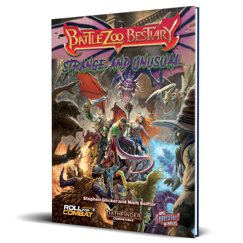 Battlezoo Bestiary: Strange & Unusual Hardcover & PDF Roll For Combat