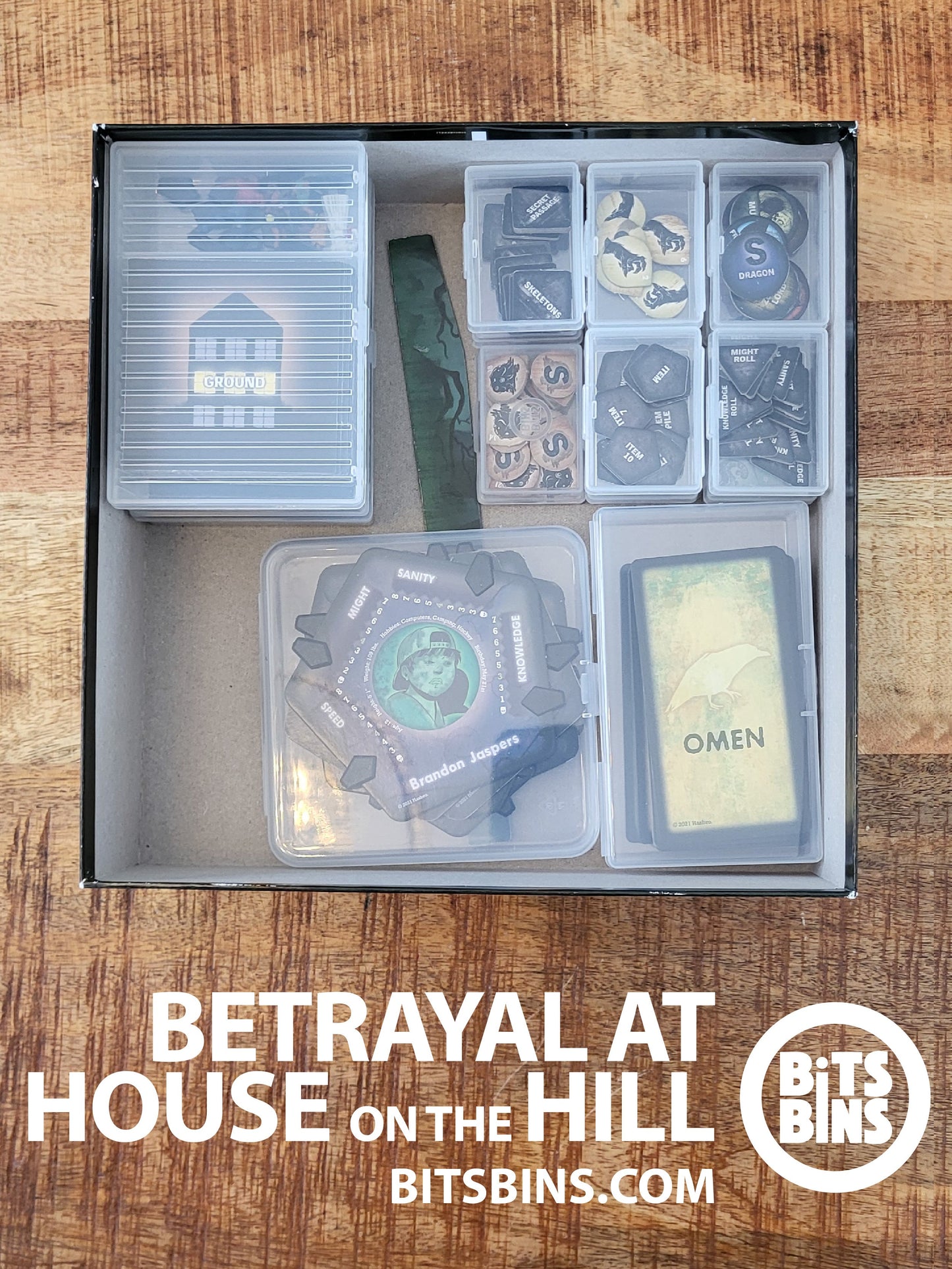BitsBins Betrayal at the House on the Hill - 11 Minis, 2 Originals, 1 Flat, 1 Tile, 2 Tarot - Out of Play