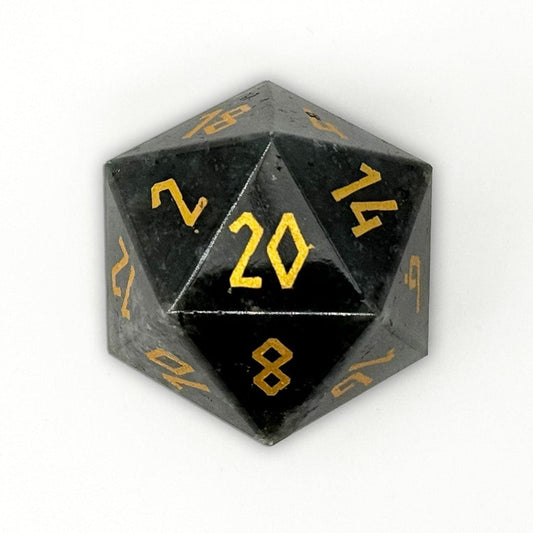 Blue Labradorite - Boulder® 30mm Gemstone Dice - Out of Play