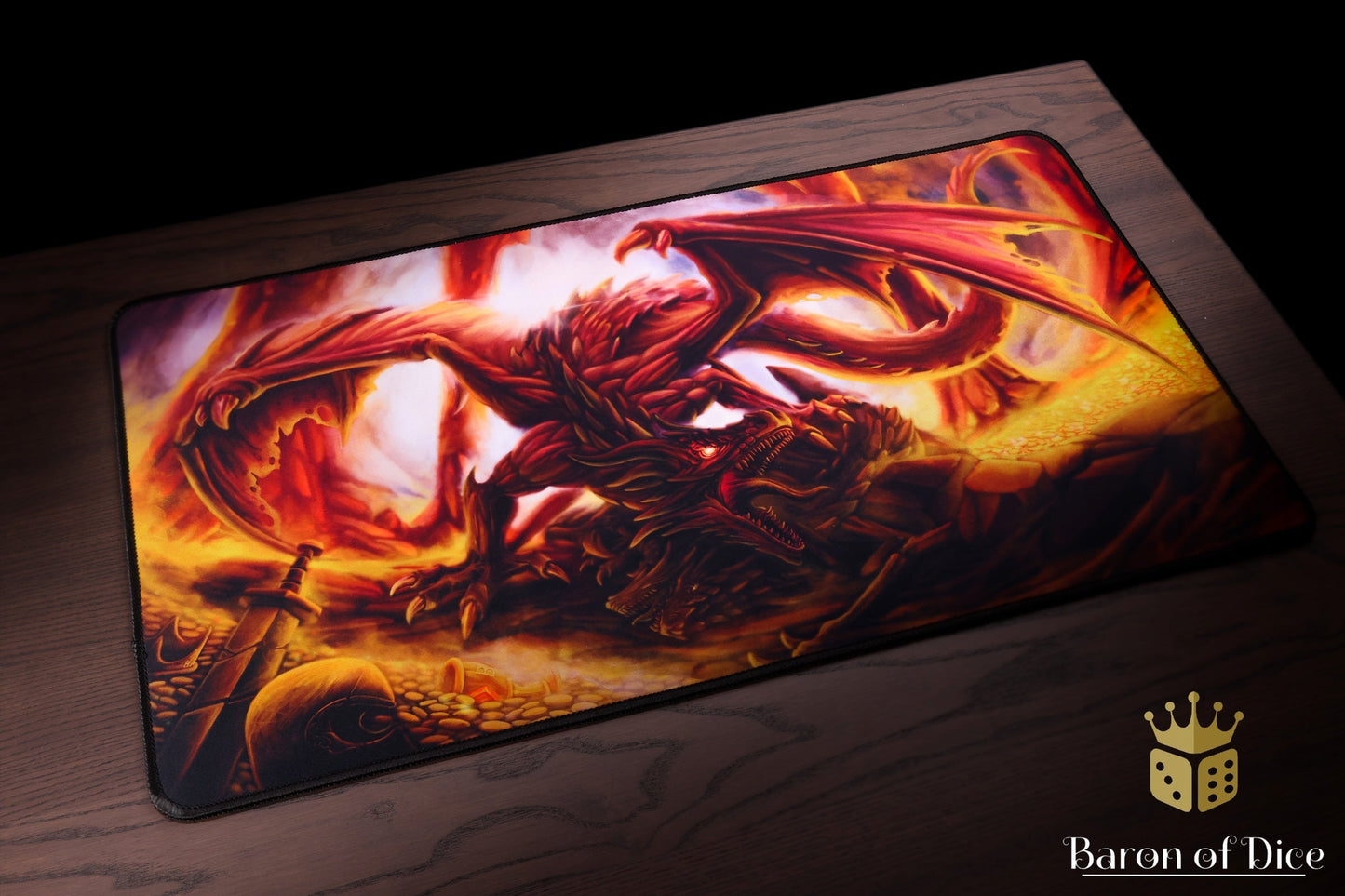 Premium Oversized Playmat - Dragon Lair - Out of Play