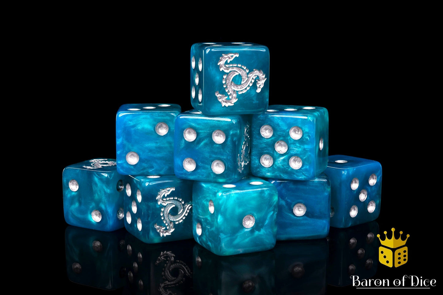 Hydra Dice - Serpent Blue - Out of Play