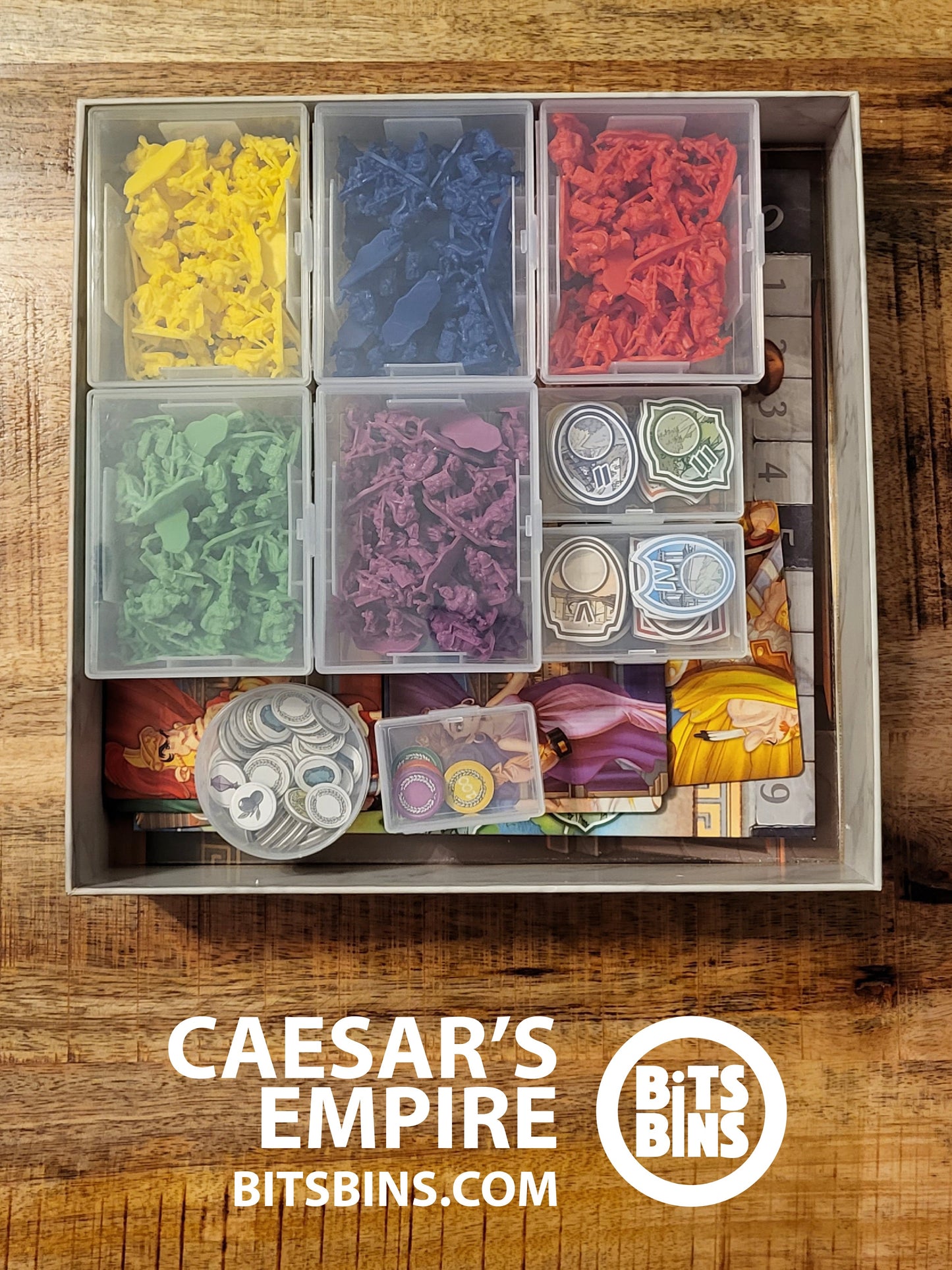 Bitsbins Caesar's Empire - 1 Pod, 1 Mini, 2 Originals, 5 100+ Card Boxes