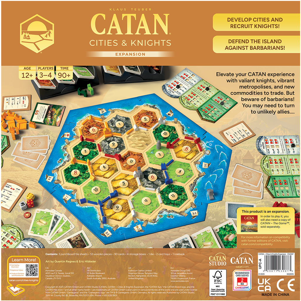 Catan: Cities & Knights Expansion (6th Edition)