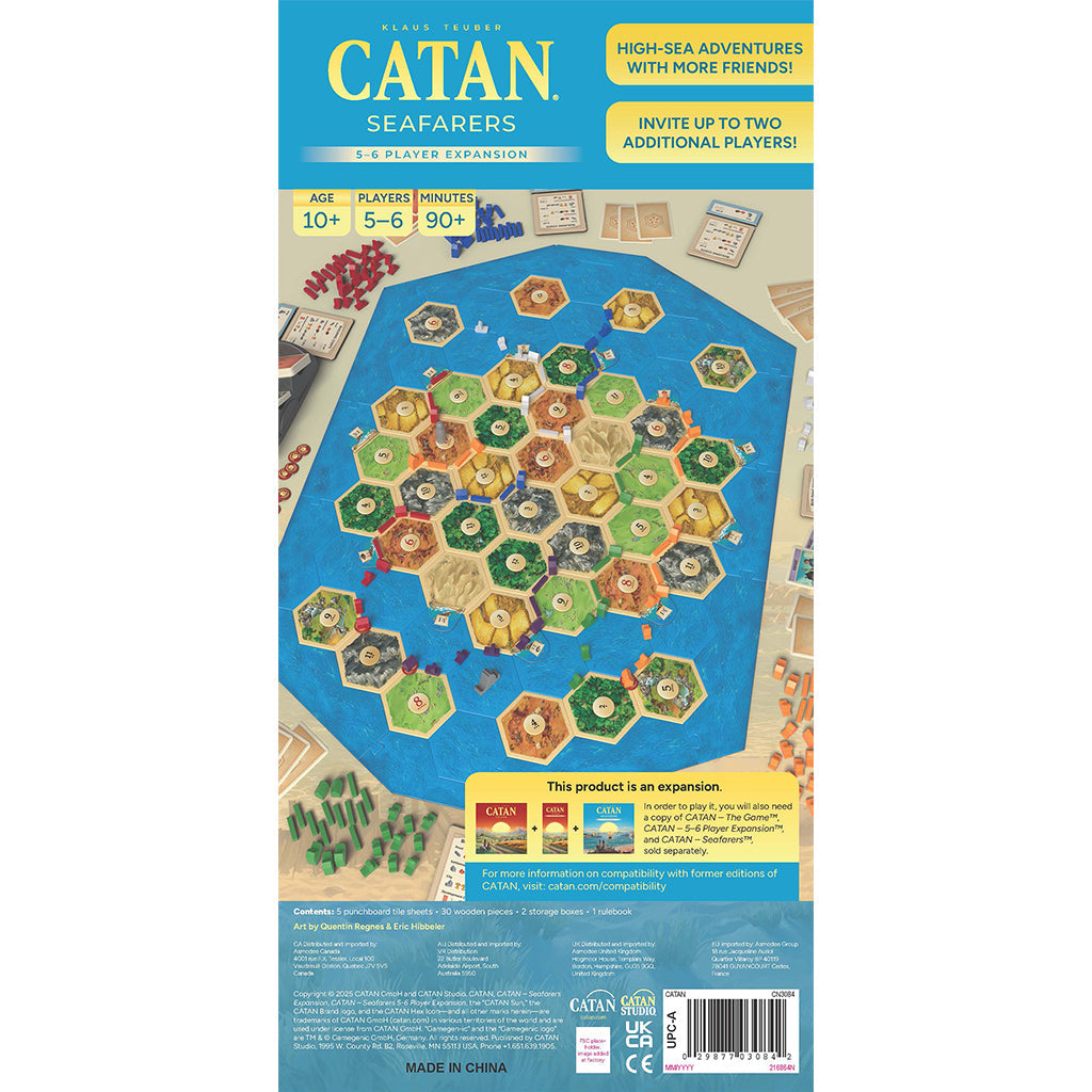 Catan: Seafarers 5-6 Player Expansion (6th Edition)
