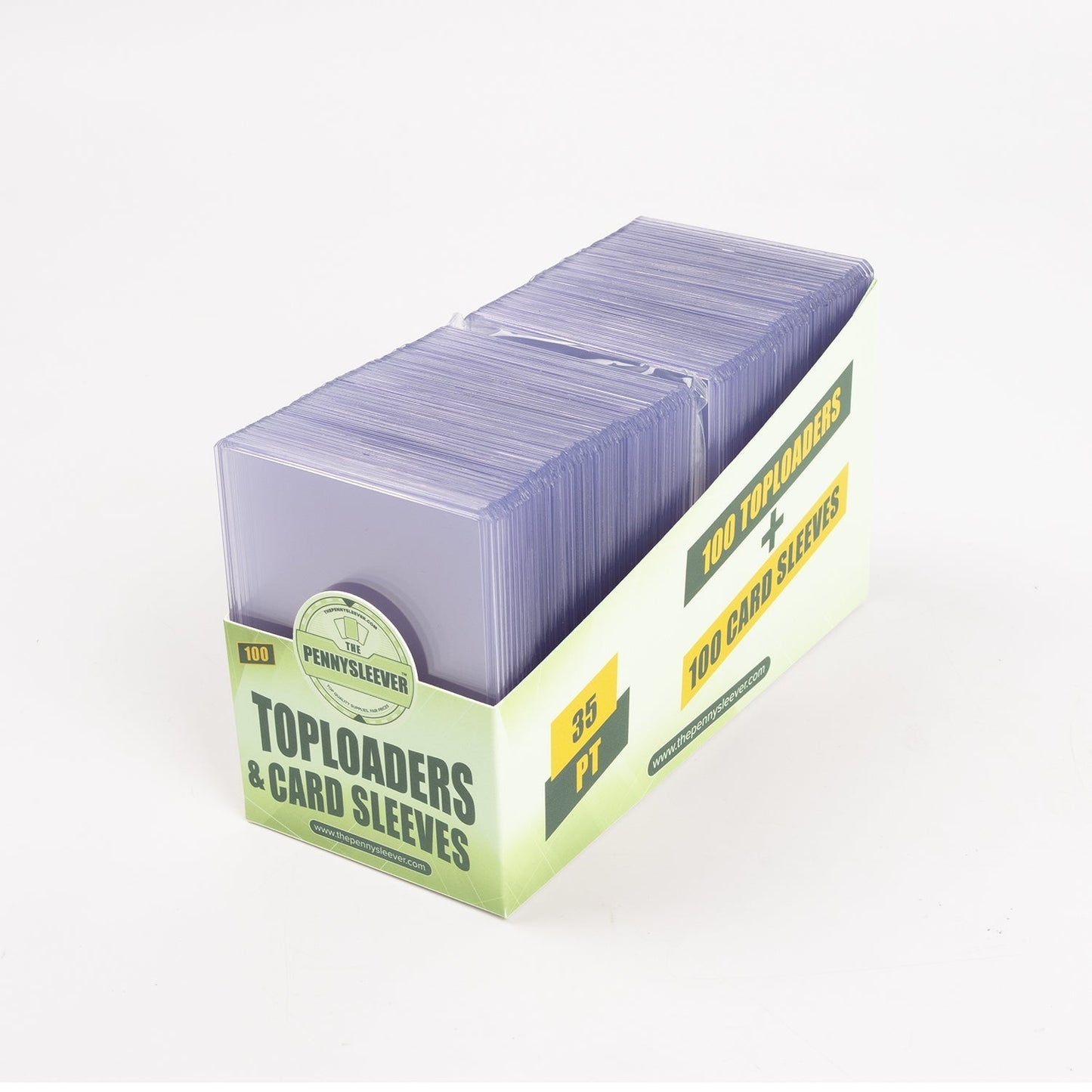 35 pt Toploader (100 count) with Sleeves COMBO Packs The Pennysleever
