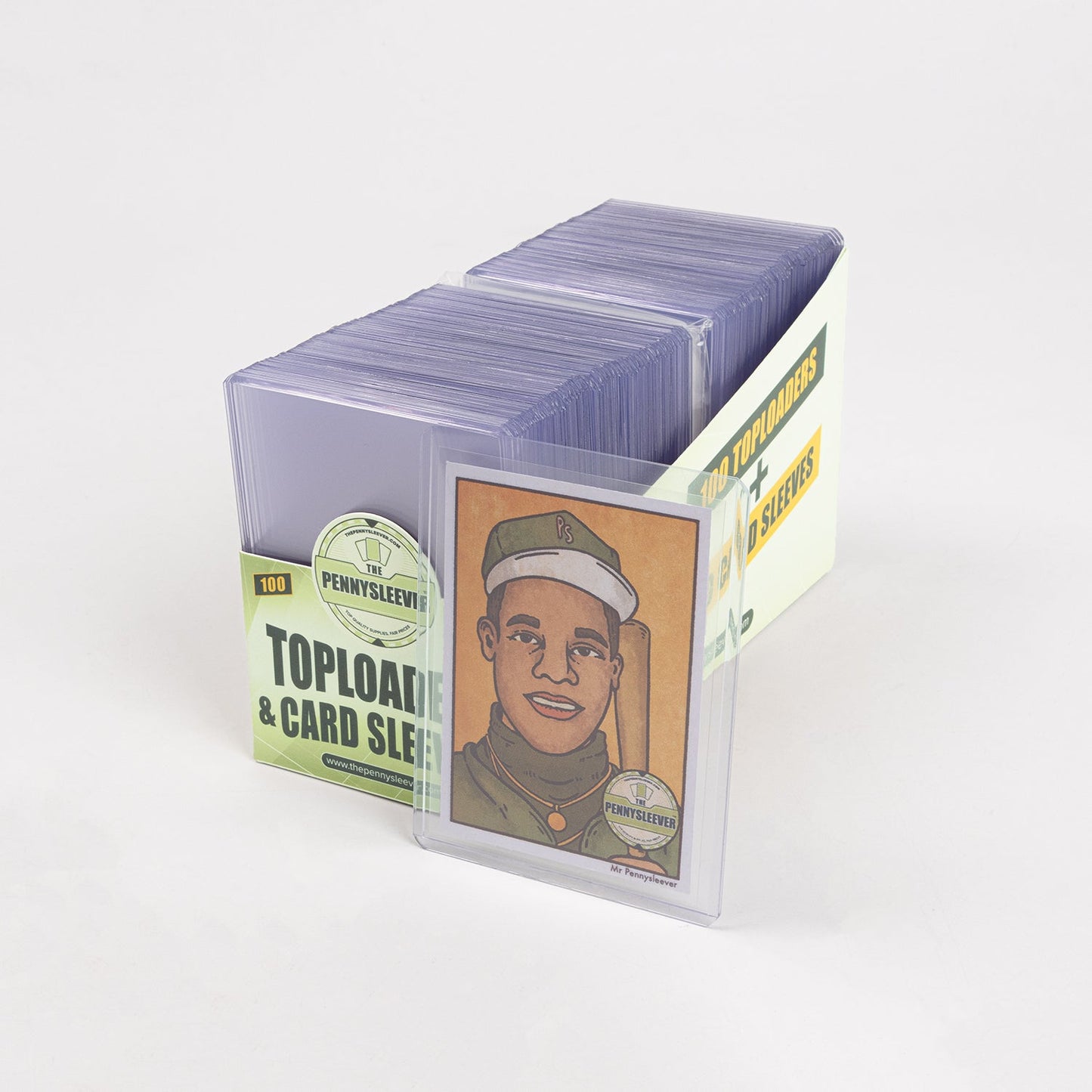 35 pt Toploader (100 count) with Sleeves COMBO Packs The Pennysleever