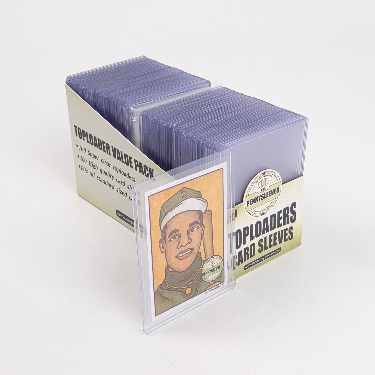 35 pt Toploader (100 count) with Sleeves COMBO Packs The Pennysleever