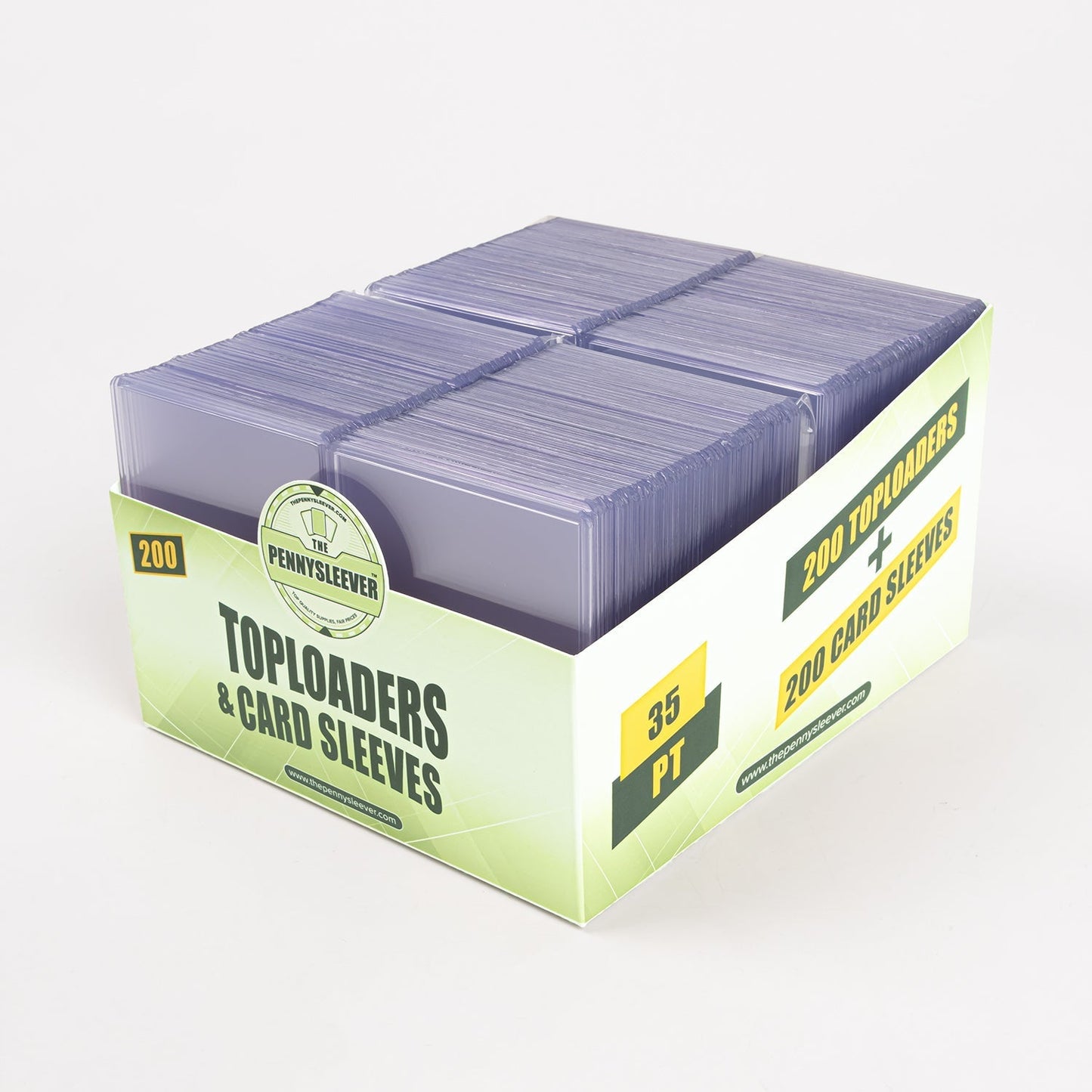 35 pt Toploader (200 count) with Sleeves COMBO Packs The Pennysleever