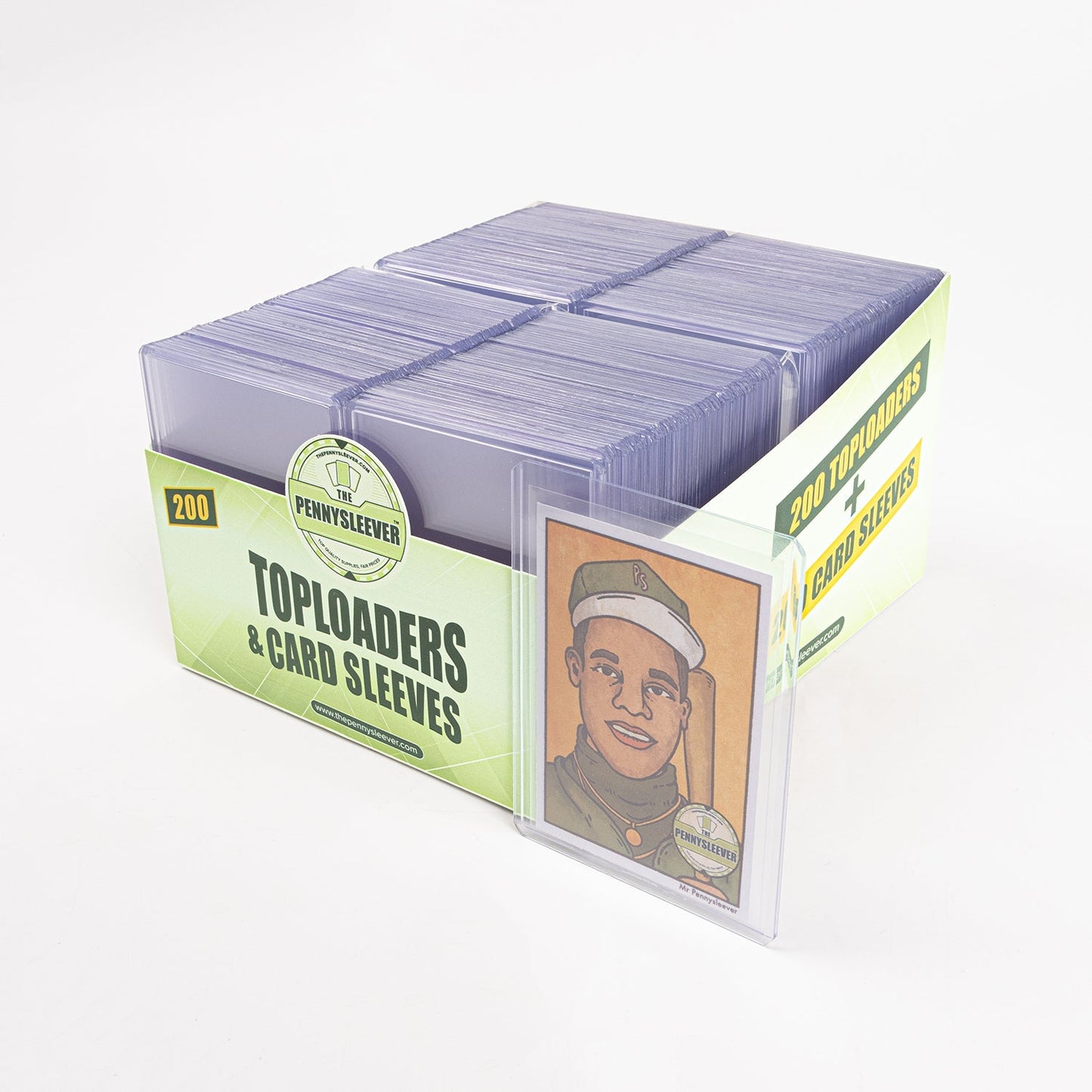 35 pt Toploader (200 count) with Sleeves COMBO Packs The Pennysleever