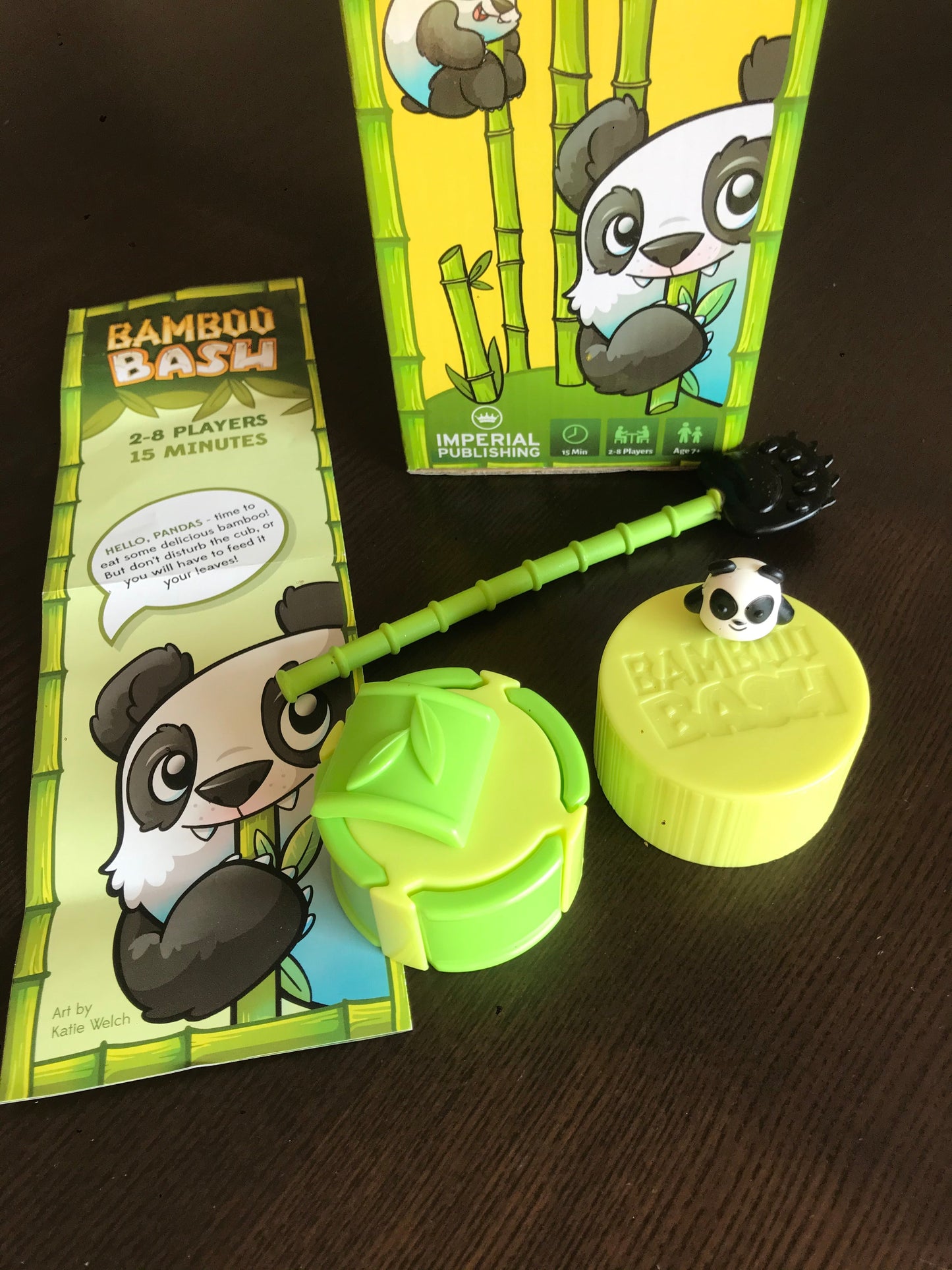 Bamboo Bash 2-8 Player Panda Dexterity Game - - Out of Play