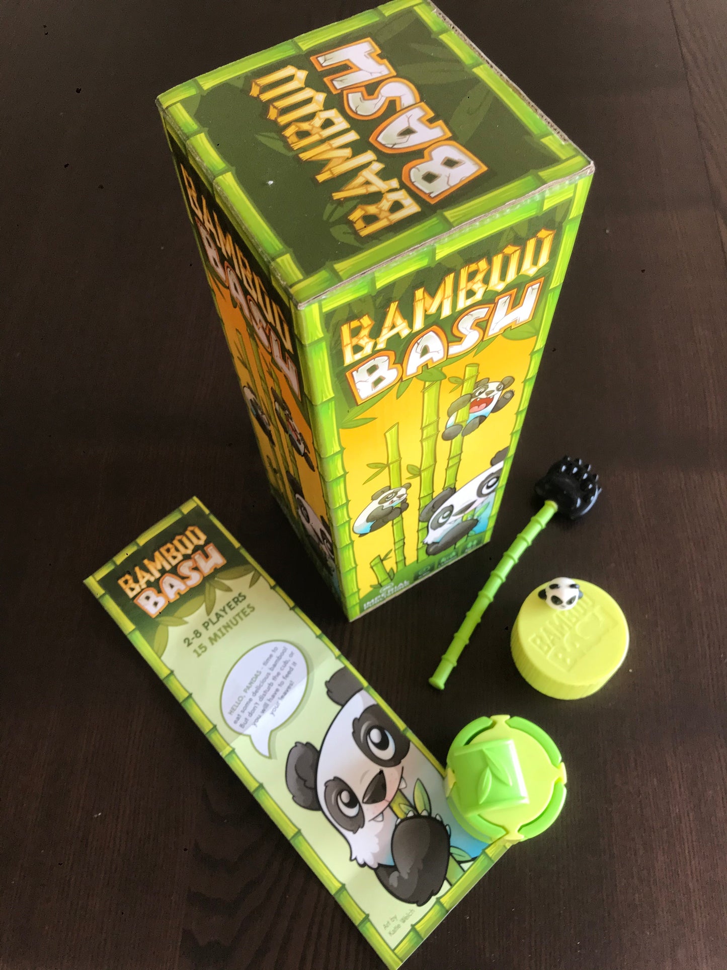 Bamboo Bash 2-8 Player Panda Dexterity Game - - Out of Play