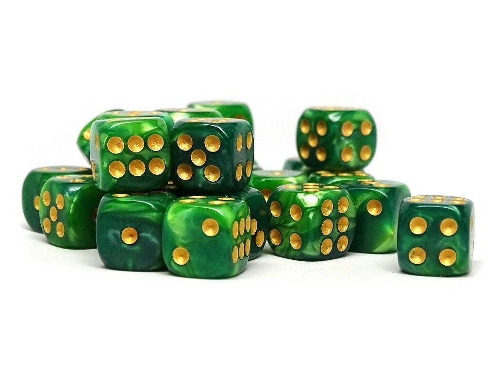 12mm D6 Dice - Celtic Swirl - 25 Count Bag - Out of Play