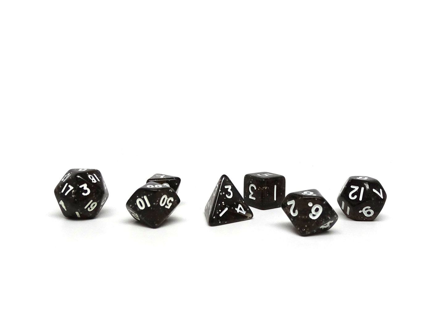 10mm Dark Sparkle Mini Dice Set Easy Roller Dice Company