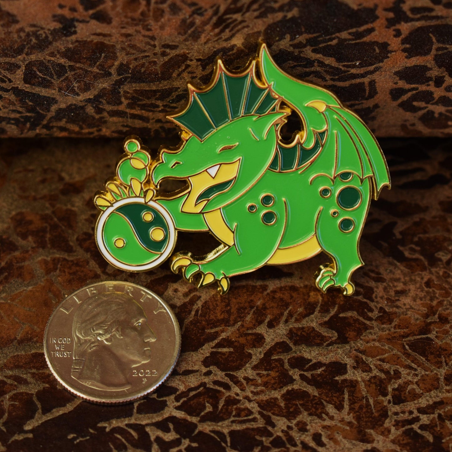 Green Dragon Pin - Out of Play