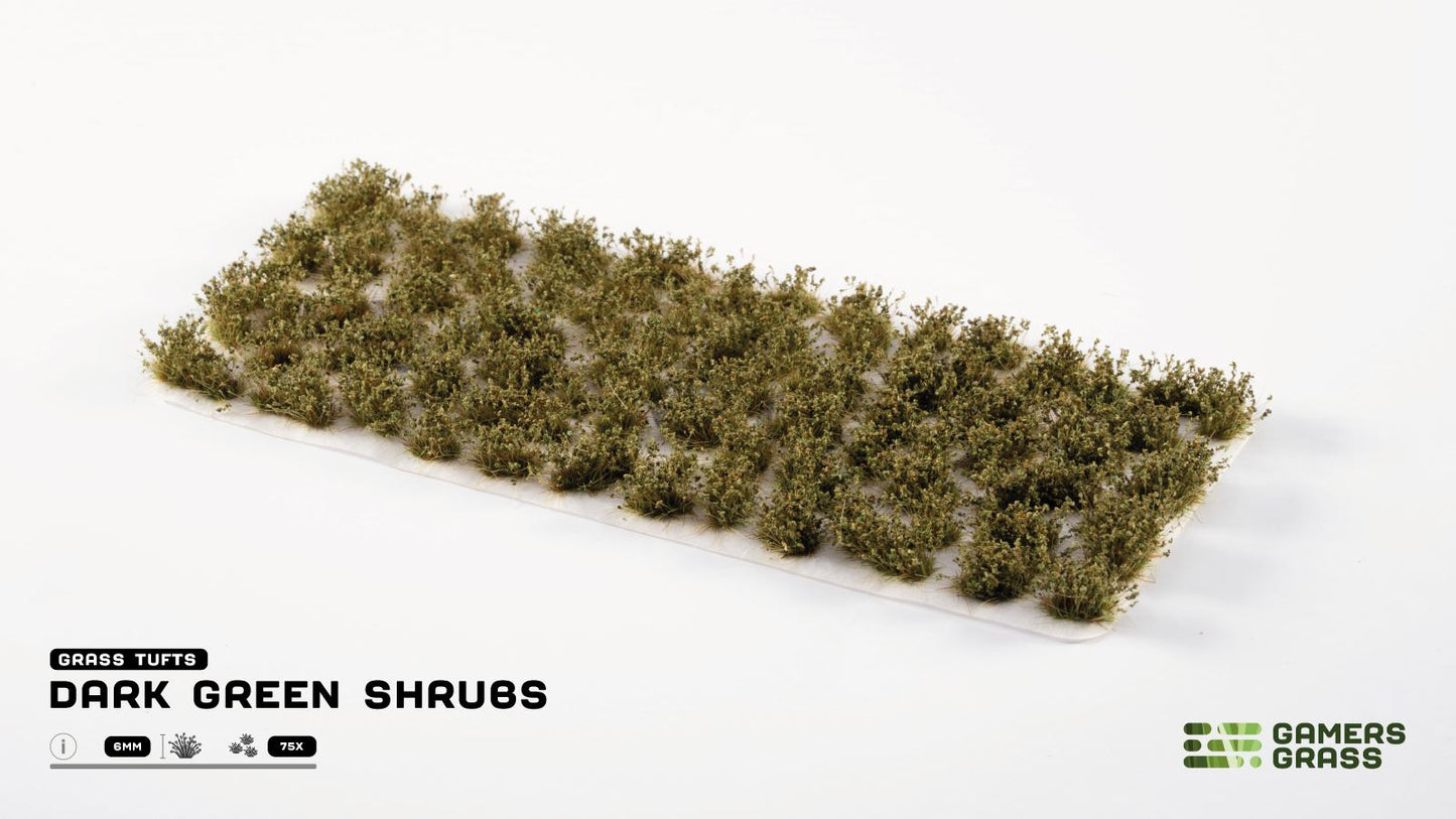 Gamers Grass - Shrub Set - Dark Green - Out of Play