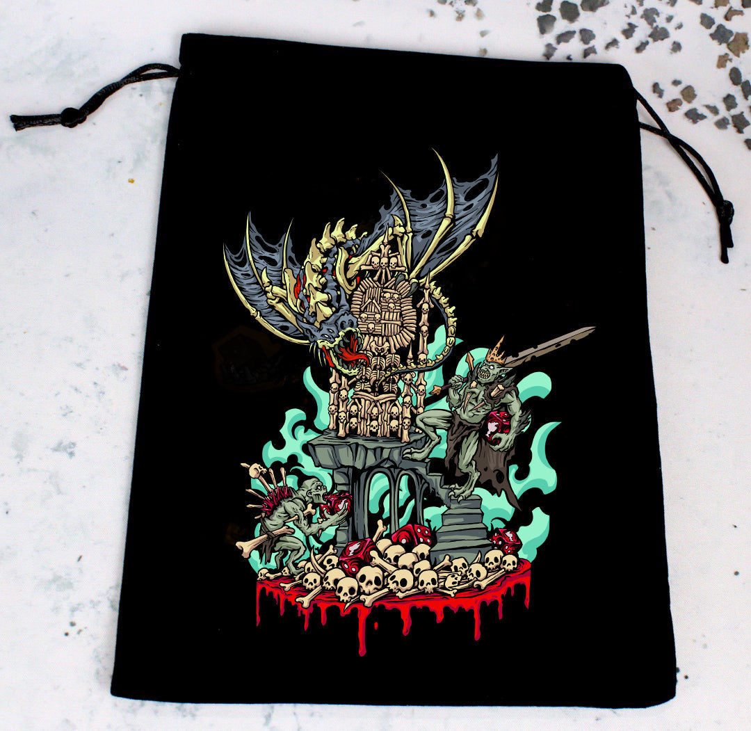 Premium Black Dice Bags - Out of Play