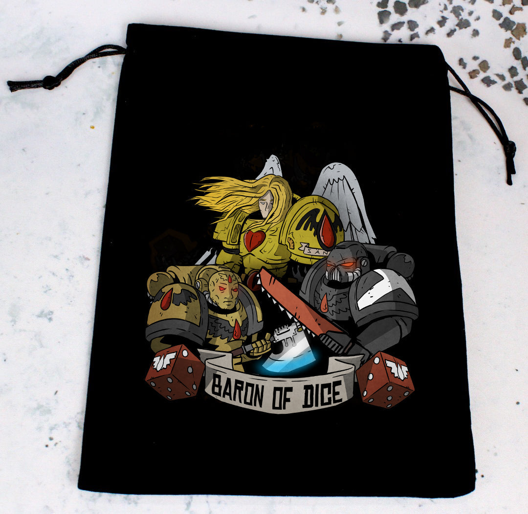 Premium Black Dice Bags - Out of Play