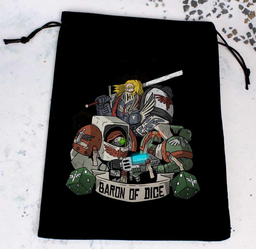 Premium Black Dice Bags - Out of Play