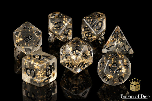 Fool's Gold RPG Dice Set - 7 Pieces - Out of Play